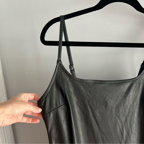 Black Leather Dress - Picture 2 of 7